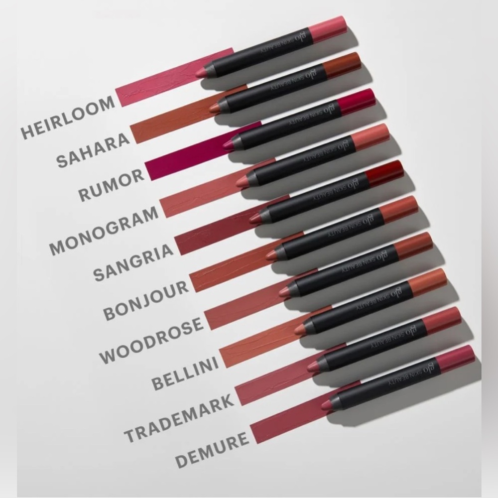Lip Crayon Suede Matte Shade Port Glo Skin Beauty NIB - Picture 4 of 6